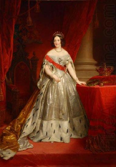 unknow artist Portrait of Queen Anna of the Netherlands, nee Grand Duchess Anna Pavlovna of Russia. china oil painting image